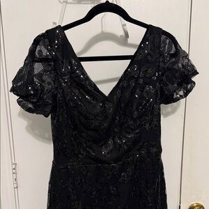 Elegant Black Lace Dress